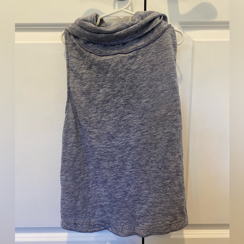 Blue Free People cowl neck
